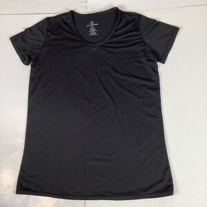 Real Essentials Womens T Shirt Top Size S Small Stretch Comfort Short Sleeve